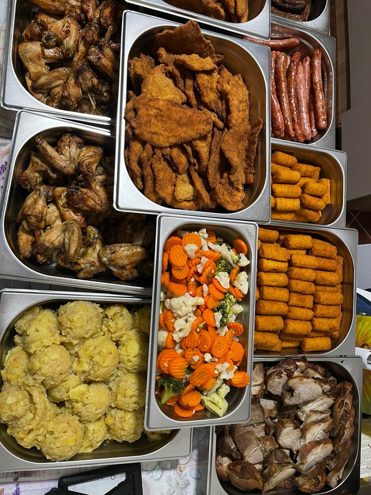 Slika hrane za catering